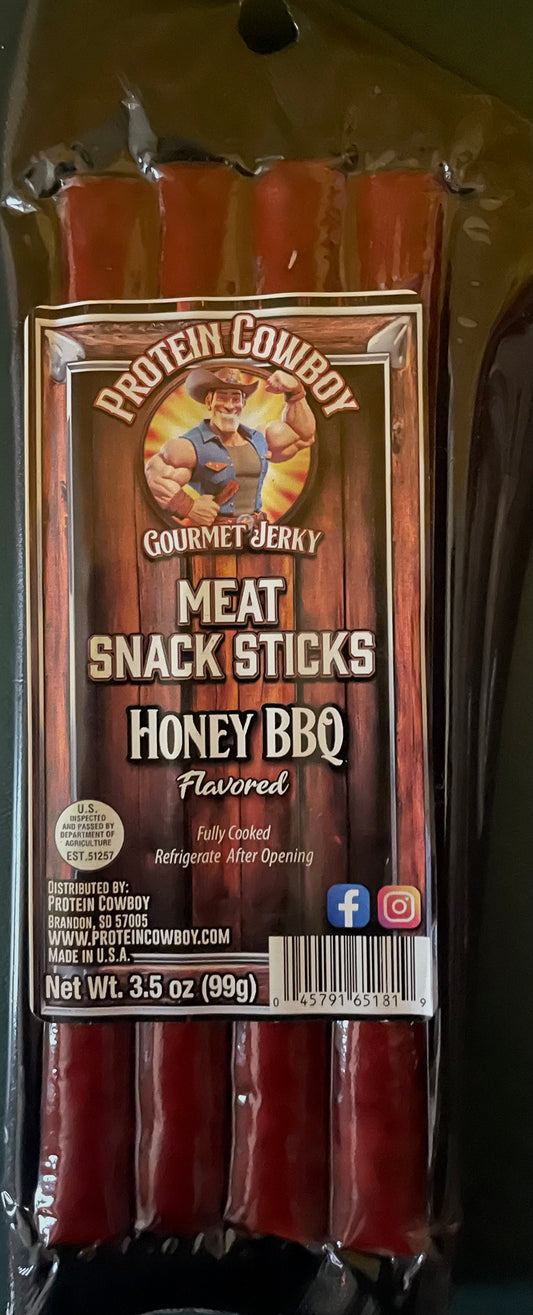 Honey BBQ Meat Snack Sticks