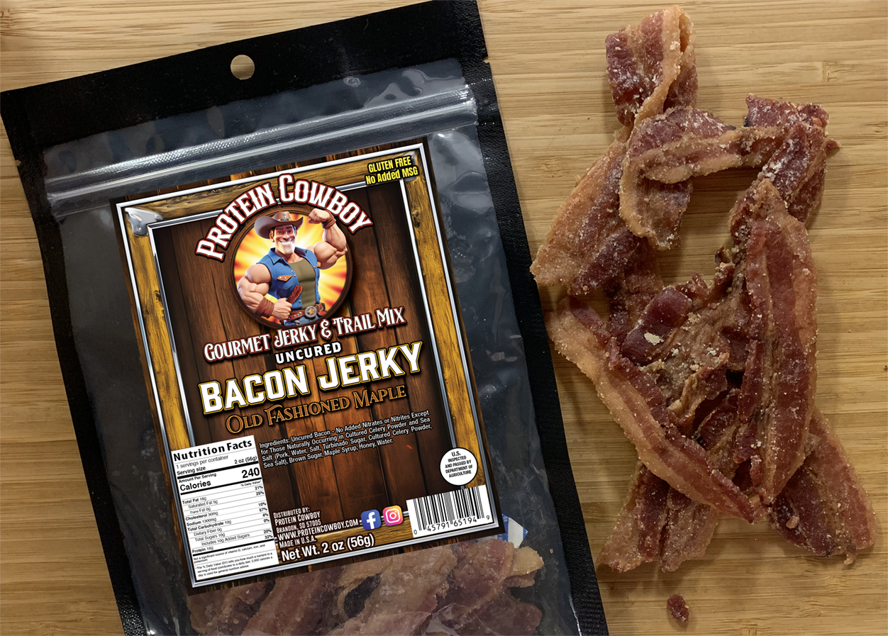 Maple Bacon Jerky - GLUTEN FREE