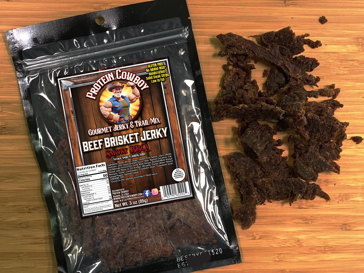 Smokey BBQ Brisket Beef Jerky - GLUTEN FREE