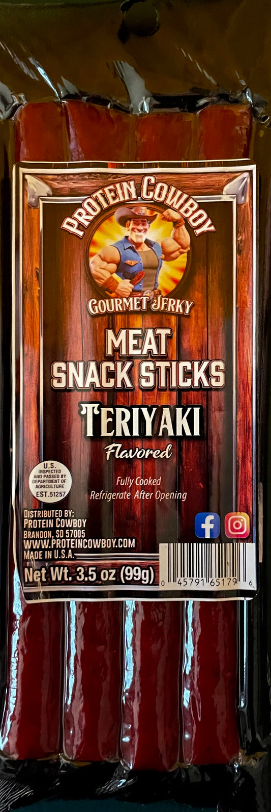 Teriyaki Meat Snack Sticks