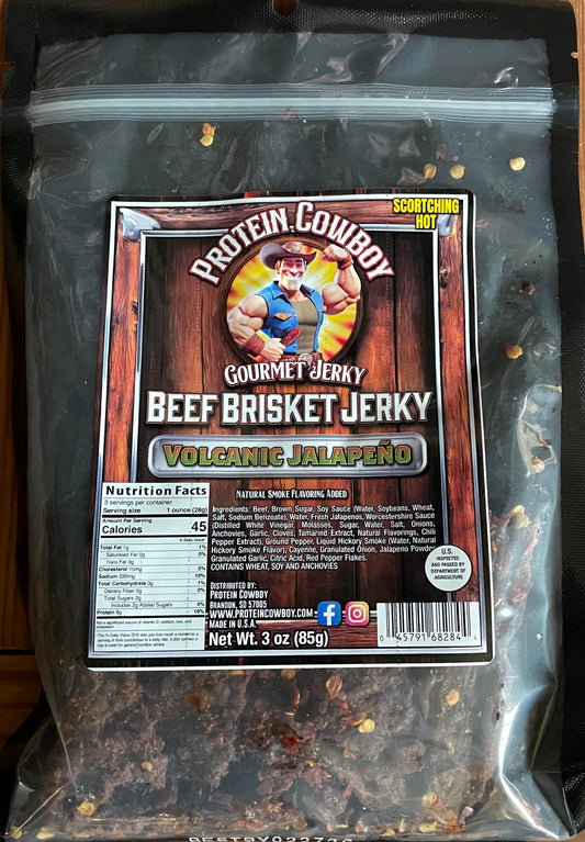 Volcanic Jalapeno Brisket Jerky